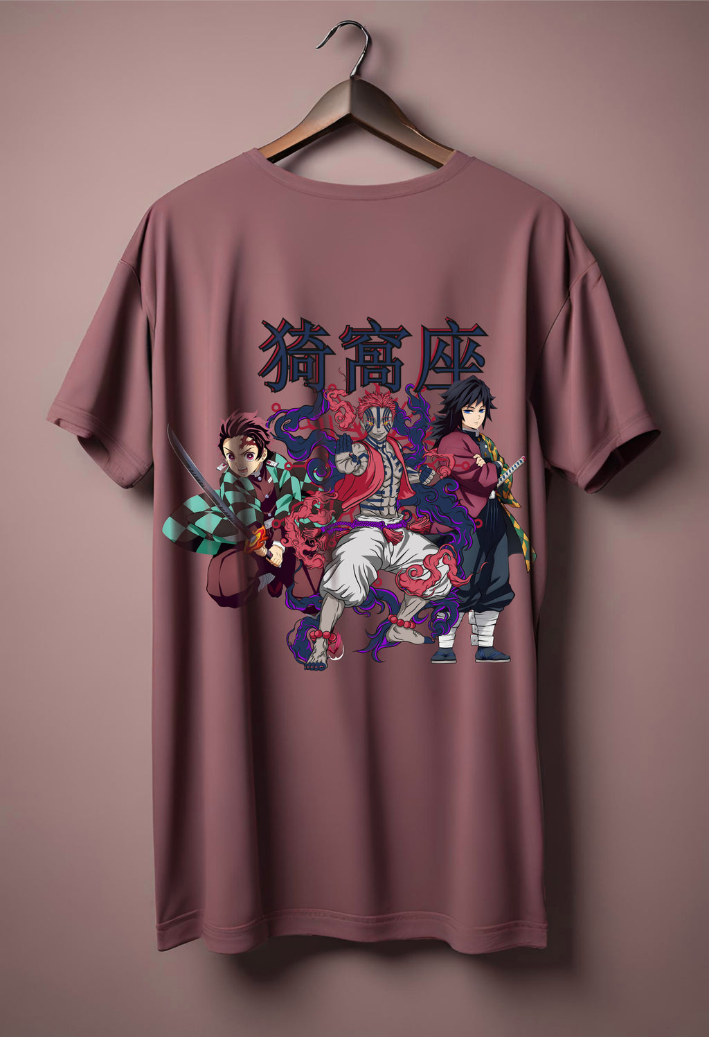 Demon Slayer Showdown Tee – Akaza, Tanjiro & Giyu Edition