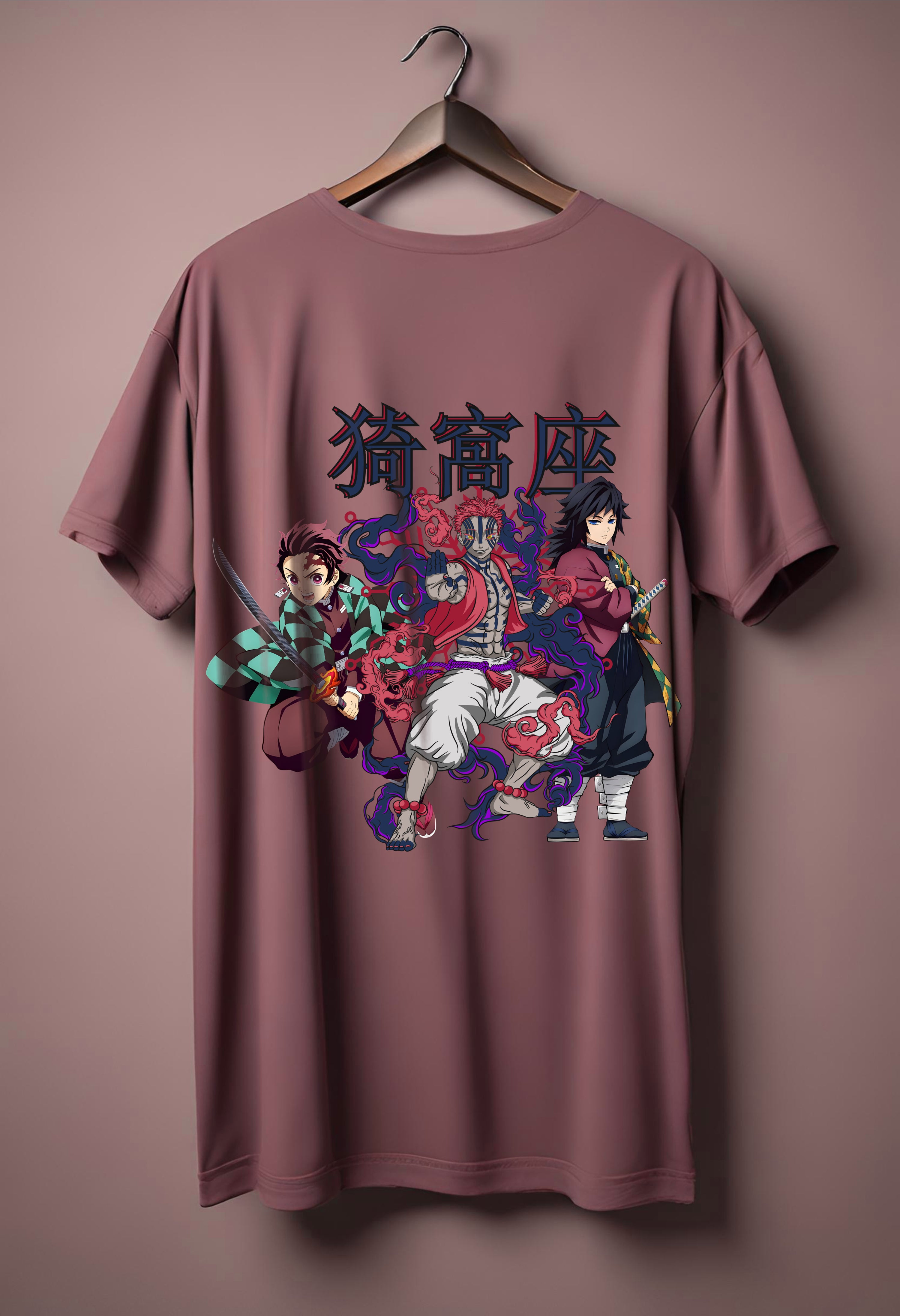 Demon Slayer Showdown Tee – Akaza, Tanjiro & Giyu Edition