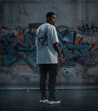 Cottonhedge Skull Graphic Oversized T-Shirt for Men