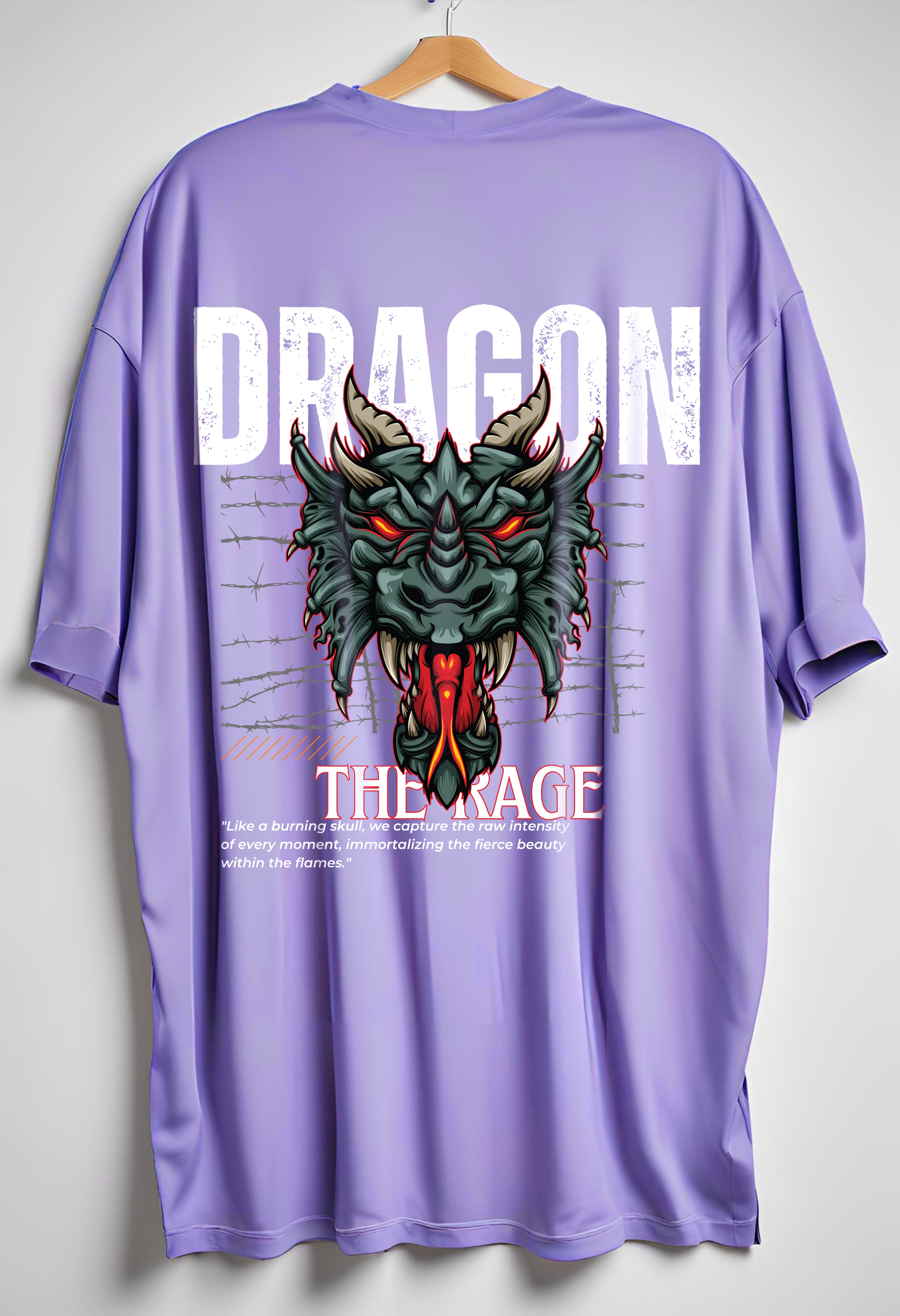 "Dragon: The Rage" Oversized T-Shirt