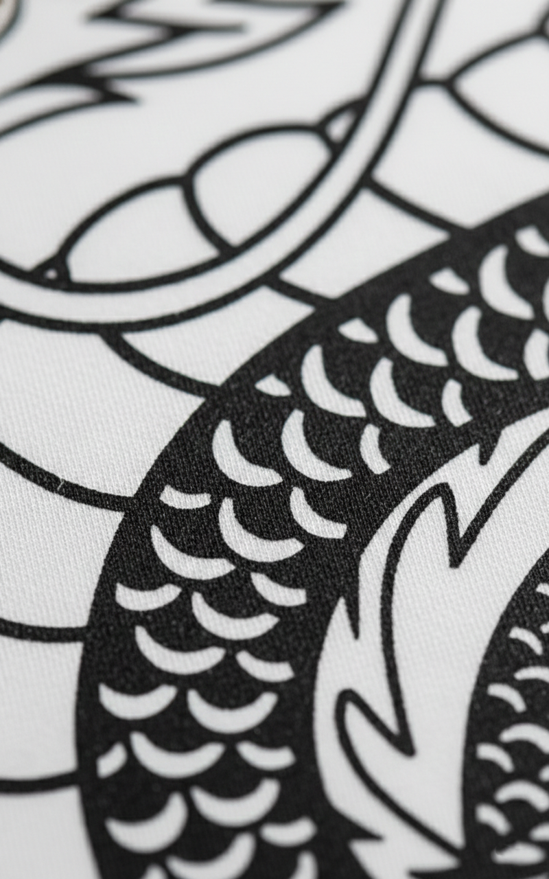 Cottonhedge Dragon Back Oversized T-Shirt For Men