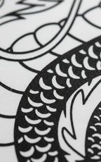 Cottonhedge Dragon Back Oversized T-Shirt For Men