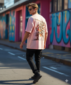 Cottonhedge Shadow Samurai Oversized T-Shirt for Men