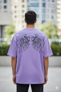 Cottonhedge Iron Wings Oversized T-Shirt for Men