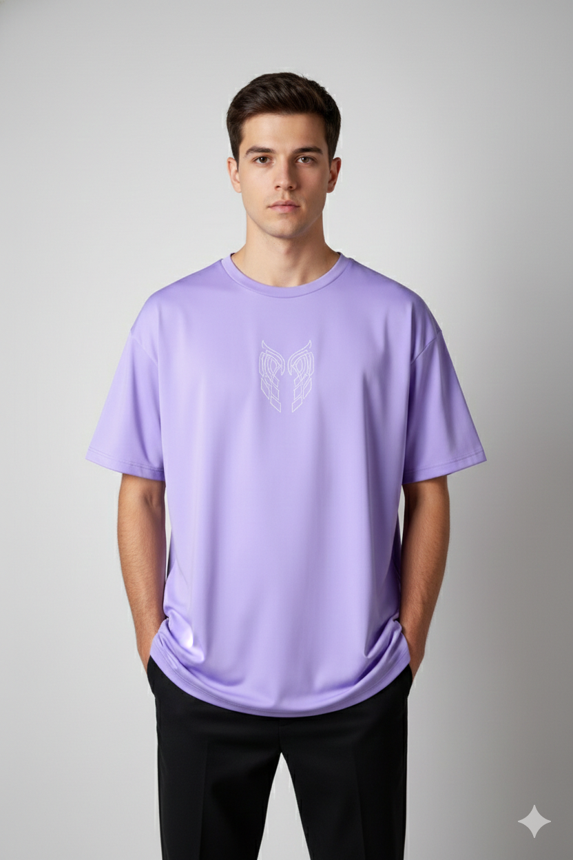 Cottonhedge Iron Wings Oversized T-Shirt for Men