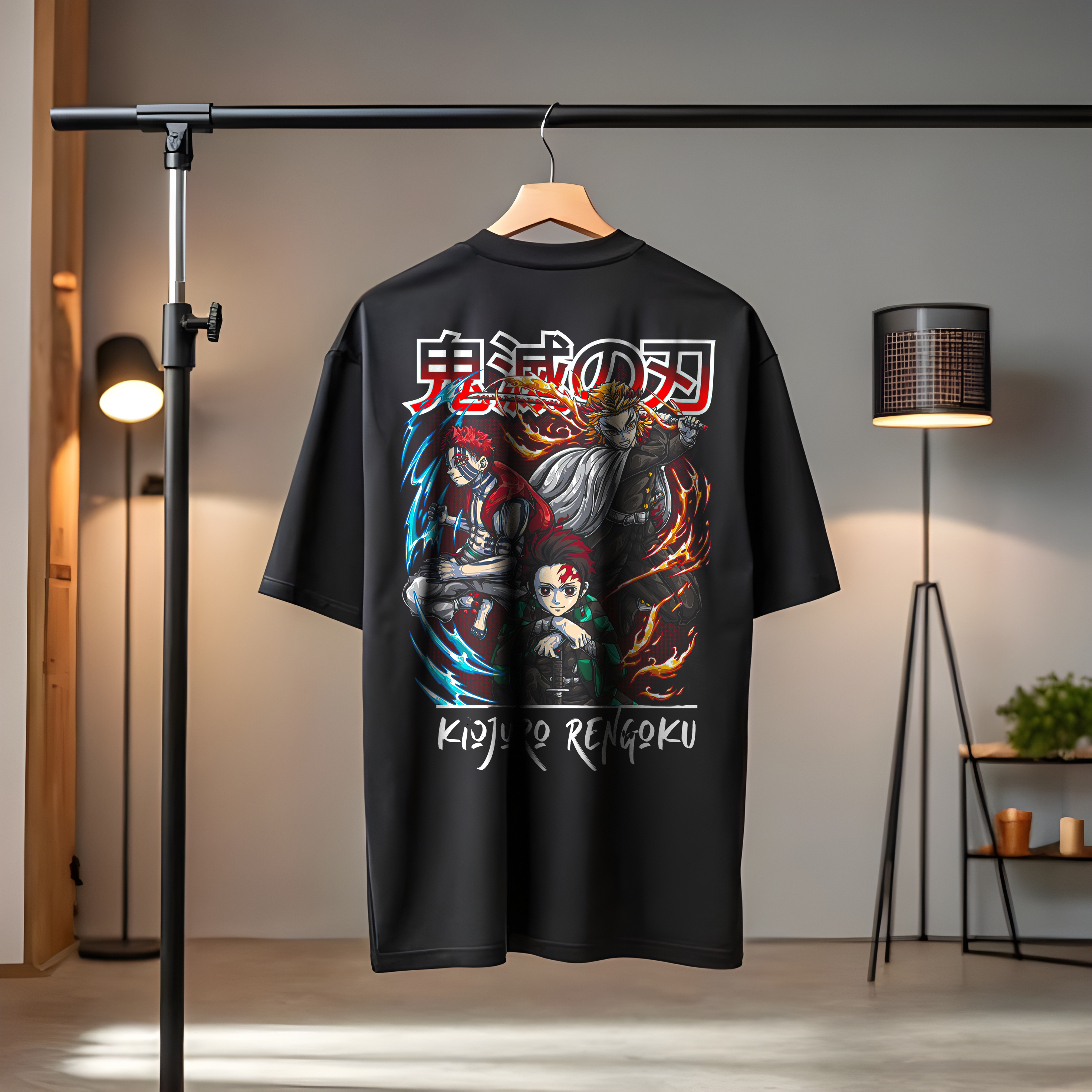 Rengoku Flame Hashira Graphic T-Shirt
