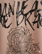 Cottonhedge Unleash The Dragon Oversized T-Shirt for Men