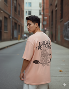 Cottonhedge Unleash The Dragon Oversized T-Shirt for Men